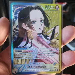 BOA HANCOCK ALT ART OP14-041 L THE AZURE SEA'S SEVEN ONE PIECE ENGLISH - Image 1