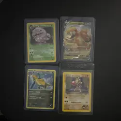 Pokemon Dark Weezing, Dragonite, Rocket's Hitmonchan 4x TCG Cards English - Image 1
