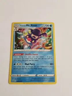 Galarian MR. RIME SWSH079 Black Star Promo Shining Fates Pokemon Card Near Mint - Image 1