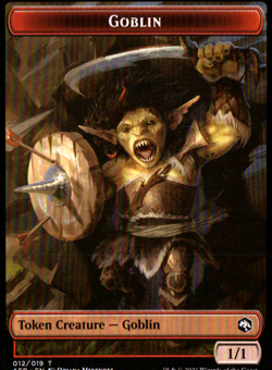 Dungeon of the Mad Mage Goblin Token x1 NM Magic the Gathering Card - Image 1