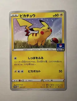 Pikachu 024/S-P GYM PROMO - Pokemon Card Japanese - Image 1