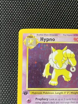 Hypno 8/62 1st Edition Fossil 1999 Holo Rare WOTC Pokemon Card TCG - Image 2
