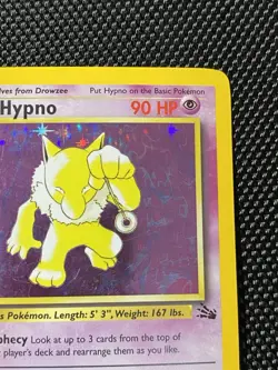 Hypno 8/62 1st Edition Fossil 1999 Holo Rare WOTC Pokemon Card TCG - Image 3