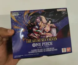 🔥One Piece Card Game OP14 The Azure Sea's Seven Booster Box UNSEALED IN HAND🔥 - Image 1