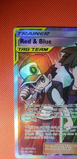Pokemon TCG Cosmic Eclipse Holo Full Art Ultra Rare Card Red/Blue, 234/236 - Image 5