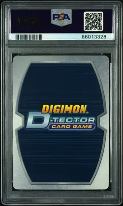 Digimon D-Tector 1st Edition Holo Blackwargreymon DT-27 2003 Bandai Card - PSA 9 - Image 2