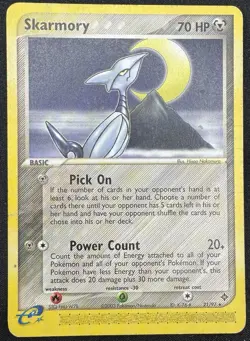 Pokemon Card Skarmory 21/97 EX Dragon Non-Holo Rare HP - Image 1