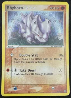Rhyhorn 70/101 Reverse Holo EX Hidden Legends Pokemon Card LP - Image 1