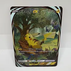 Pikachu ex Pokemon TCG Pocket Genetic Apex Printed Physical Custom Card Holo - Image 1