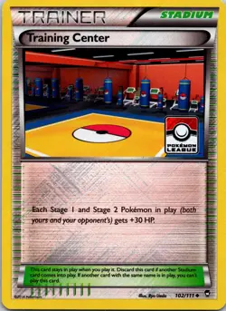 Training Center - (Pokemon League) 102/111 Promo League & Championship Cards NM - Image 1