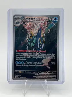 141/132 Mega Evolution Clawitzer Illustration Rare Pokemon Card TCG - Image 1