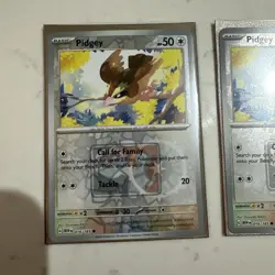 PIDGEY 016/165 - POKEMON CARD PLAY! LEAGUE STAMP PROMO REVERSE HOLO✅ - Image 2