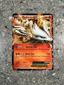 Pokemon TCG Cards Reshiram EX BW36 Black Star Promo Holo - Image 1