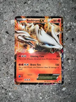 Pokemon TCG Cards Reshiram EX BW36 Black Star Promo Holo - Image 3