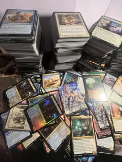2,000 Magic the Gathering MTG card lot with 100 Rare Cards - Image 1