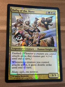 MTG Rafiq of the Many From the Vault: Legends Foil Mythic - Image 1