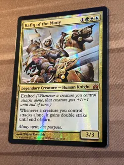 MTG Rafiq of the Many From the Vault: Legends Foil Mythic - Image 2