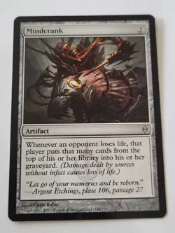 Mindcrank - MTG New Phyrexia - Excellent Condition Near mint - Image 1