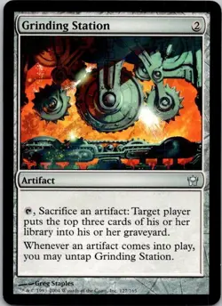 MTG Magic The Gathering Grinding Station Fifth Dawn Played See Scan B - Image 1