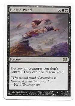 MTG Plague Wind X1 Eighth edition rare - Image 1