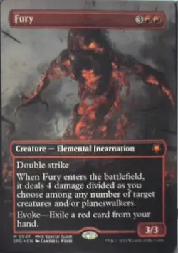 Fury (Borderless) - Special Guests: #47, Magic: The Gathering Nm C289 - Image 1