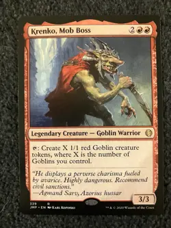 Magic The Gathering MTG - Krenko, Mob Boss - Jumpstart - Image 1