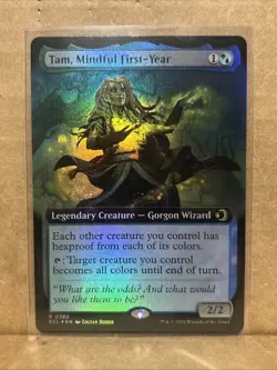 Tam, Mindful First-Year (Extended Art) Lorwyn Eclipsed Foil - Image 1