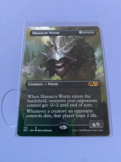 Massacre Wurm (Borderless Alternate Art) [Core Set 2021] - Image 1