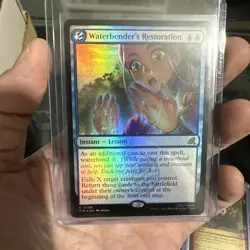 2025 Magic The Gathering The Last Airbender Waterbender's Restoration Foil NM - Image 1