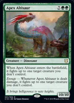 1 x Apex Altisaur - Commander 2019 - Light Play - MTG - Image 1