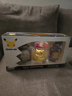 Pokemon TCG Celebrations Premium Figure Collection Pikachu VMAX Sealed Box 820650809408 - Image 1