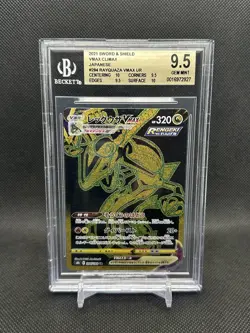 BGS 9.5 ⭐ Pokemon Rayquaza 284 VMAX Climax UR Gold Japanese - Image 1
