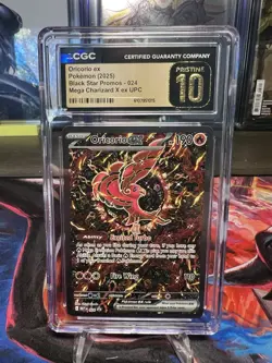 Oricorio ex CGC Pristine 10 Black Star Promo 024 Mega Charizard X UPC Pokemon - Image 1