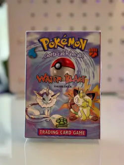 Pokemon Water Blast Theme Deck Nm-mint Product - Factory Sealed Box 742818060691 - Image 1