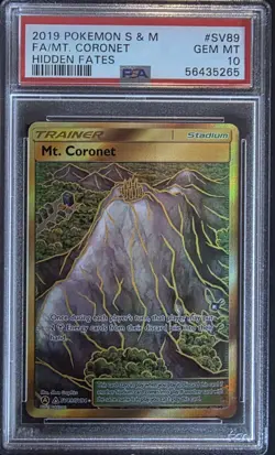 Pokemon TCG Mt. Coronet SV89/SV94 Hidden Fates Shiny Vault Holo PSA 10 - Image 1
