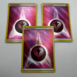 3x Pokemon TCG 2013 Fairy Energy Reverse Holo Lightly Played / Heavily Played - Image 1