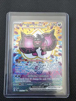 Pokemon TCG Pecharunt EX Full Art Special Illustration Rare Prismatic Evolutions - Image 1
