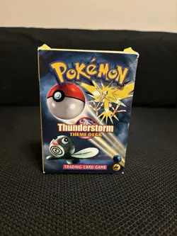 Pokemon TCG Thunderstorm Theme Deck - Box Only - Image 1