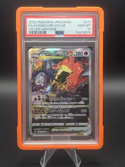 2022 Pokemon Japanese VSTAR Universe Charizard VSTAR #212 PSA 10 With Guard - Image 1