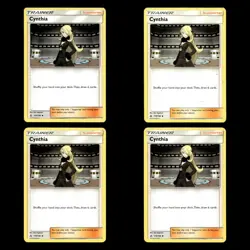 4x Cynthia SM - Ultra Prism 119/156 MP Pokemon TCG | Buy 10 Get 10 Free - Image 1