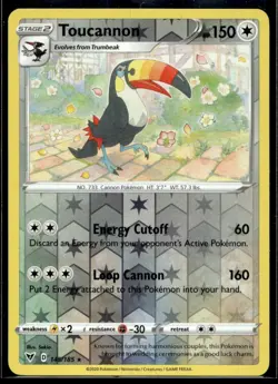 Toucannon SWSH04: Vivid Voltage 145/185 MP Pokemon TCG | Buy 10 Get 10 Free - Image 1