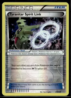 Tyranitar Spirit Link XY - Ancient Origins 81/98 MP Pokemon TCG | Buy 10 Get 10 - Image 1