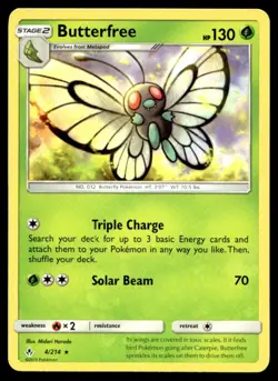 Butterfree SM - Unbroken Bonds 4/214 MP Pokemon TCG | Buy 10 Get 10 Free - Image 1