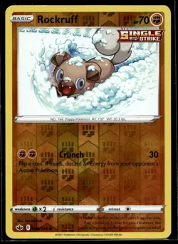 Rockruff SWSH06: Chilling Reign 086/198 MP Pokemon TCG | Buy 10 Get 10 Free - Image 1
