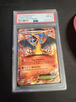 2014 POKEMON XY BLACK STAR PROMO CHARIZARD EX #XY17 PSA 8 NM - Image 1