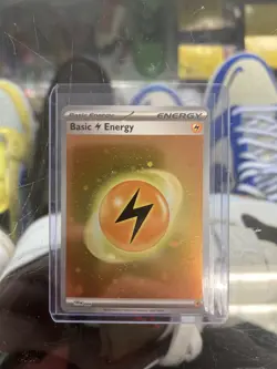 Lightning Energy SVE EN 004 Holo Pokemon TCG Cosmic HOLO FULL ART COLLECT RARE - Image 1