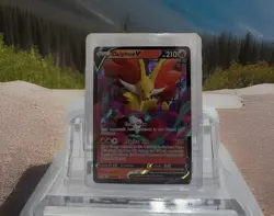 Delphox V Holo Half Art Ultra Rare 027/196 Pokemon TCG Lost Origin NM/M - Image 1