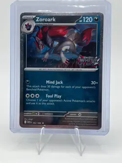 Zoroark #062/086 SV: White Flare - Pokemon TCG - STAMPED PROMO - COSMOS HOLO - Image 1