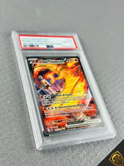 Pokemon MOLTRES EX Team Rocket 229/182 Rivali Predestinati PSA10 Carta Italiana - Image 4