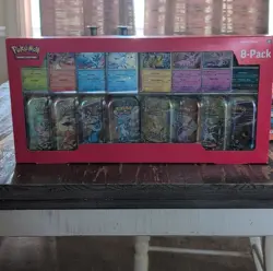 Pokemon Prismatic Evolutions Mini Tin 8-Pack Box Booster Limited Edition - Image 1